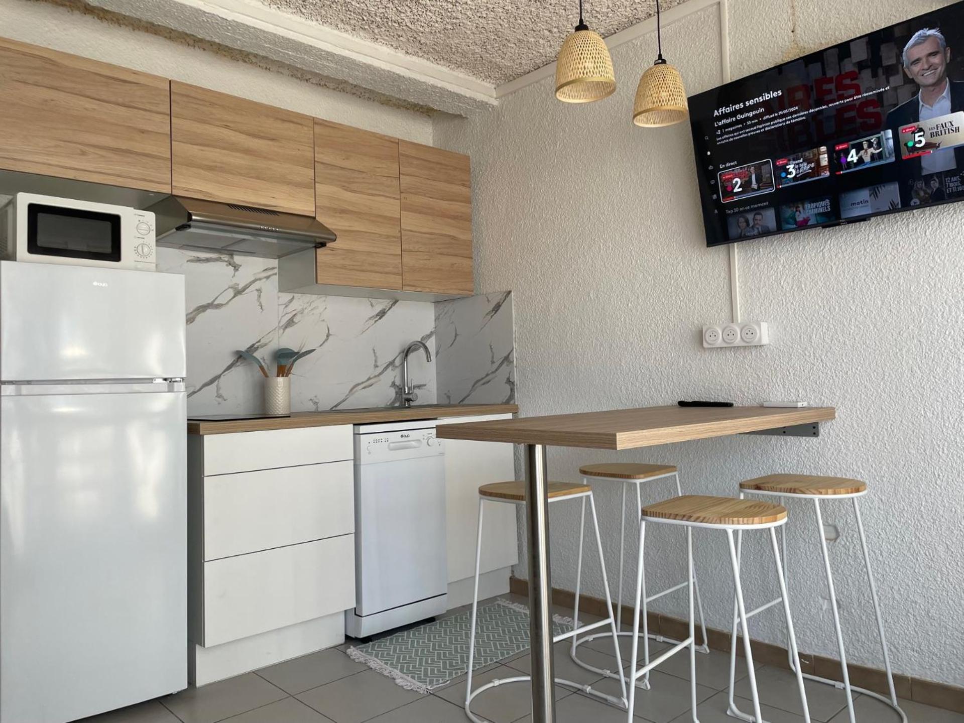 Studio Cosy A 300M De La Mer, Face Aux Festivals, Derriere La Night Life Le Barcarès Esterno foto